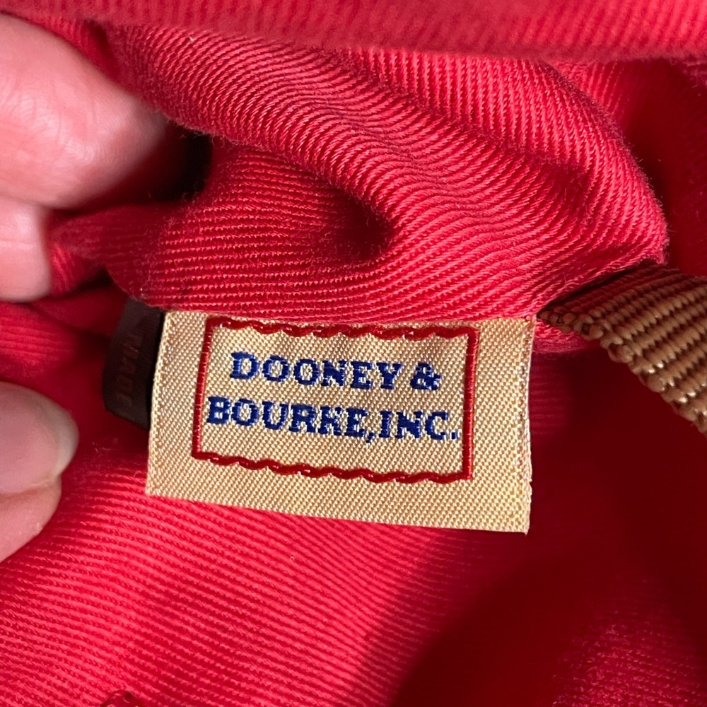 Vintage, Dooney & Bourke, Brown, Signature DB Canvas & Leather Handbag - Picture 3 of 5